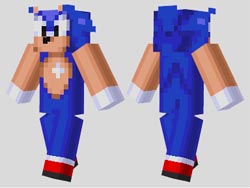 Sonic - Skins Mincraft